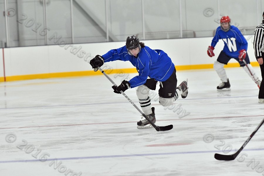 Wheaton College Men\'s Ice Hockey vs Middlesex Community College. - Photo By: KEITH NORDSTROM